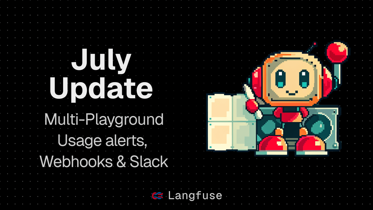 Langfuse July Update